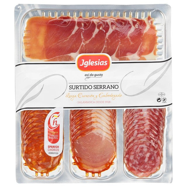 Brindisa Iglesias Spanish Charcuterie Selection 200g - British product