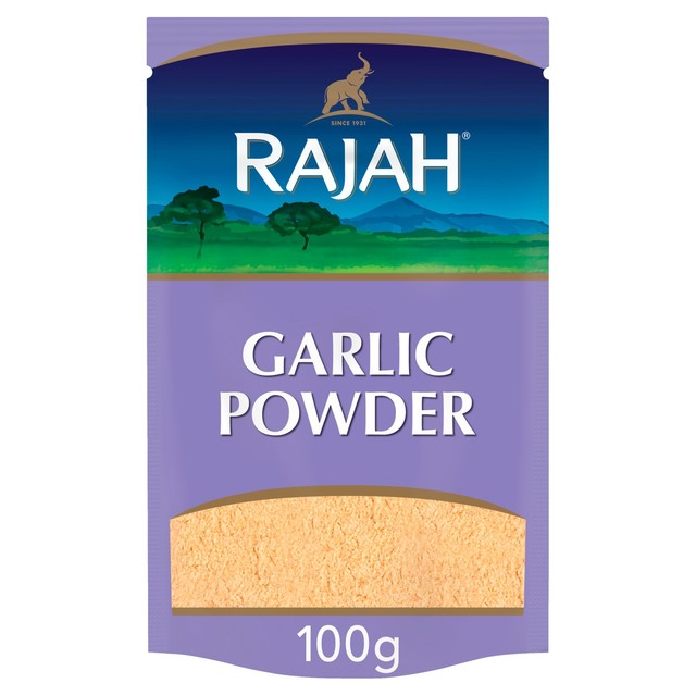 Rajah garlic powder 100g, imported from the UK
