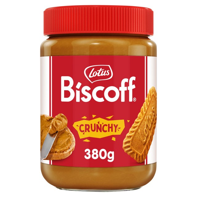 Lotus Biscoff Crunchy caramelised biscuit spread 380g, UK version