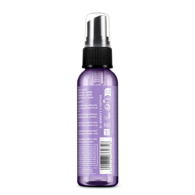 Dr Bronner lavender hand sanitizer spray 60ml - British product