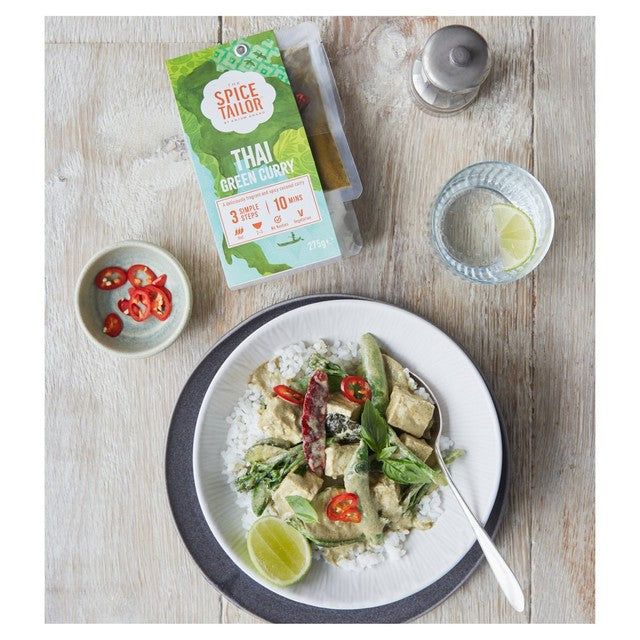 The Spice Tailor Thai green curry sauce kit 275g (British brand)