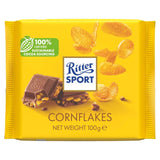 Ritter Sport cornflakes milk chocolate cereal bar 100g, imported from the UK