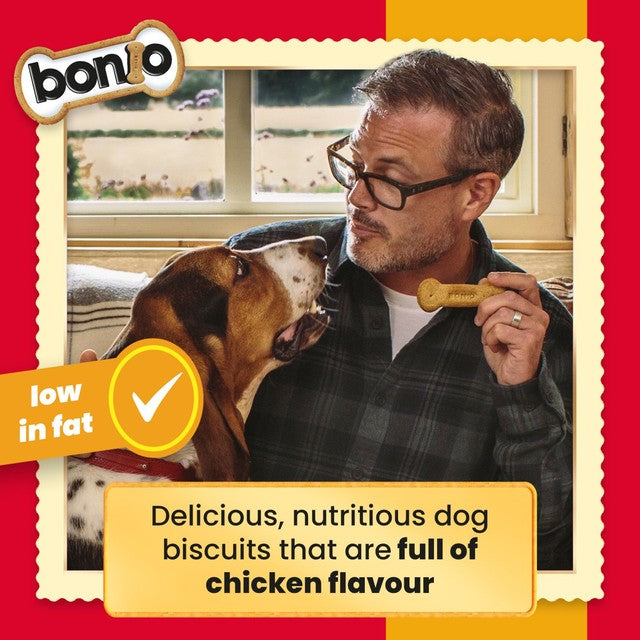 Bonio Chicken Dog Biscuits 650g - British product