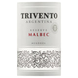 Trivento Reserve Malbec red wine 187ml (British brand)