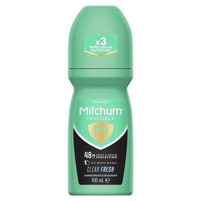 M&S Mitchum Women Invisible Clear Fresh Roll On Anti-Perspirant 100ml- Buy online at McGrocer