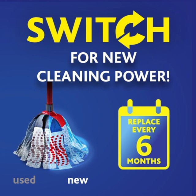 Vileda Supermocio 3 Action Compact floor mop (British brand)