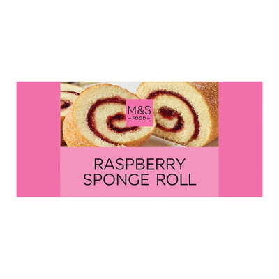 M&S Raspberry Sponge Roll with Raspberry Jam 219g
