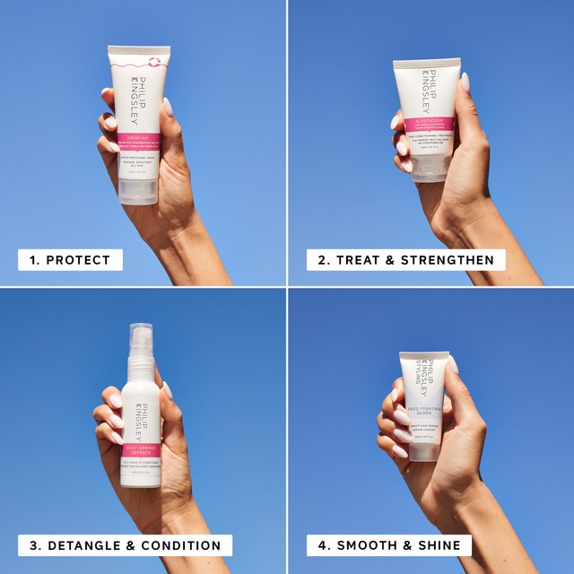 Philip Kingsley Holiday-Proof Hair Care Travel Collection, imported from the UK