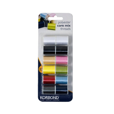 M&S Korbond Core Mix Thread Selection Sewing Thread 12 Pack- Buy online at McGrocer
