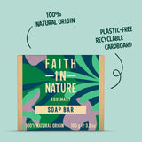 Faith In Nature rosemary soap bar 100g - British product