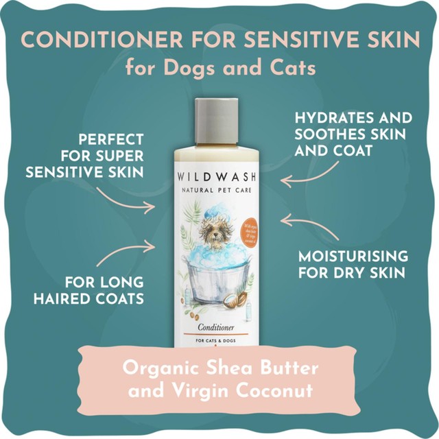 WildWash super sensitive conditioner for dogs and cats - British product