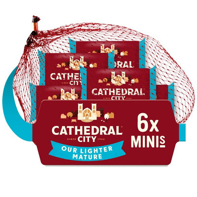 M&S Cathedral City Mini Reduced Fat Cheddar Cheese Snacks 6 x 20g- Buy online at McGrocer