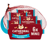 Cathedral City mini reduced fat cheddar cheese snacks 6 x 20g - British product