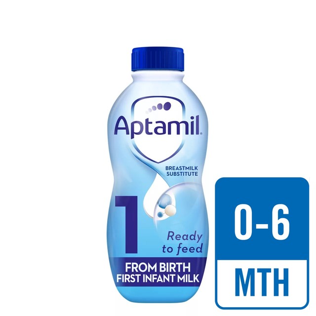 Aptamil First Infant Milk Ready to Feed 1L - British product
