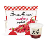 Bonne Maman raspberry yoghurt 4 x 115g pots - British product