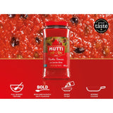 Mutti tomato and olive pasta sauce 400g, imported from the UK
