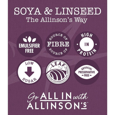 Allinson's Soya og Linfrø Skivet Brød 750g