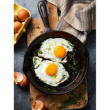 M&S free range mixed size eggs 6 pack, imported from the UK