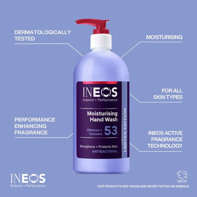 INEOS Feuchtigkeitsspendende Handseife Hibiskus &amp; Kokosnuss 500ml