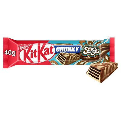 Sainsburys KitKat Chunky Funky Chocolate Bar 40g- Buy online at McGrocer