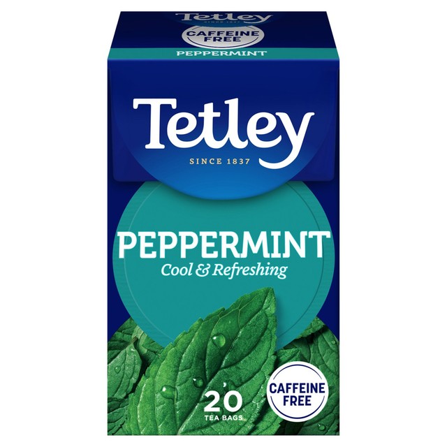 Tetley Peppermint Tea Bags 20 Tea Bags (British brand)