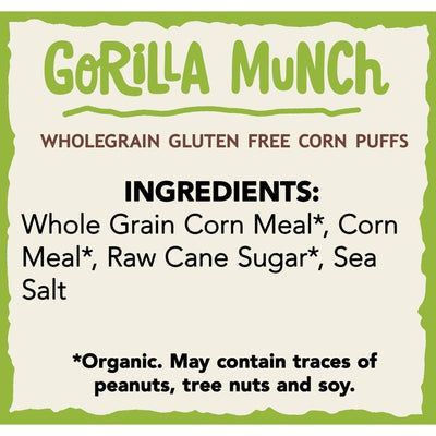 Nature's Path Gorilla Munch Glutenfri Økologisk Mais Puff Cereal 300g