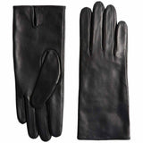 M&S women's leather gloves in black, size S, imported from the UK