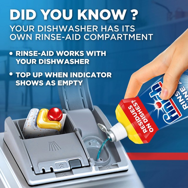 Finish rinse aid lemon scent 800ml - British product