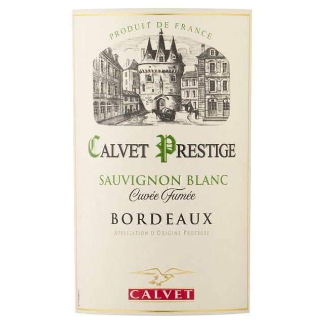 Calvet Bordeaux Sauvignon Blanc white wine 75cl, imported from the UK