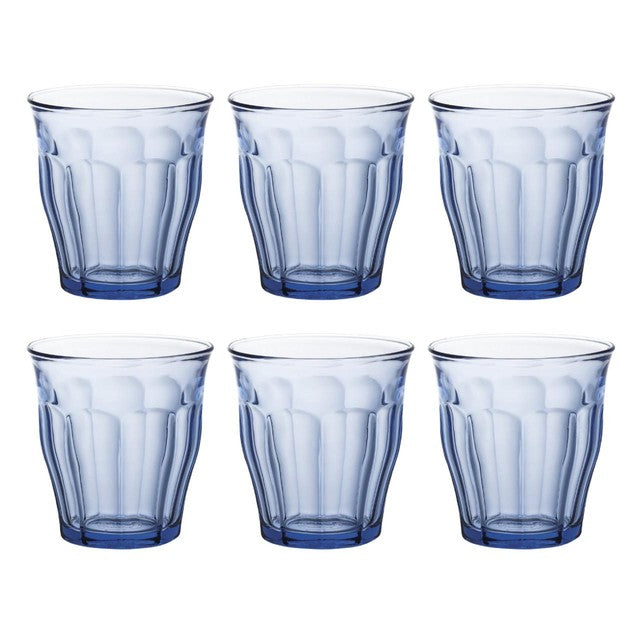 Duralex Picardie Marine Blue Tumbler Set 250ml - British product