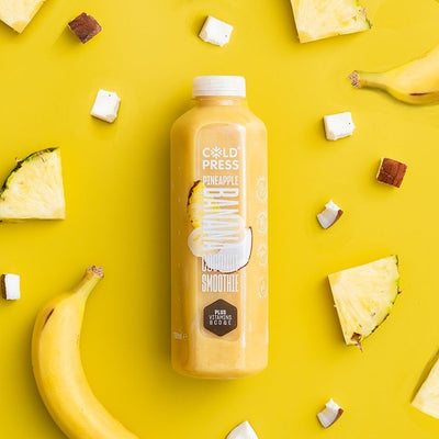 Coldpress Ananas Banane Kokos Smoothie Plus Vitamine Frucht Smoothie 750ml