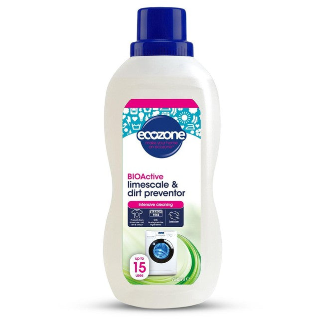 Ecozone BIOActive limescale and dirt preventor descaler 750ml - British product