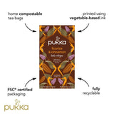 Pukka Herbs organic licorice and cinnamon herbal tea 20 tea bags, imported from the UK