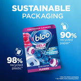 Bloo Colour Active+ Flowers toilet rim block, UK version