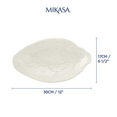 M&S Mikasa Cranborne Stoneware Artichoke Serving Dish 30.5cm- Buy online at McGrocer
