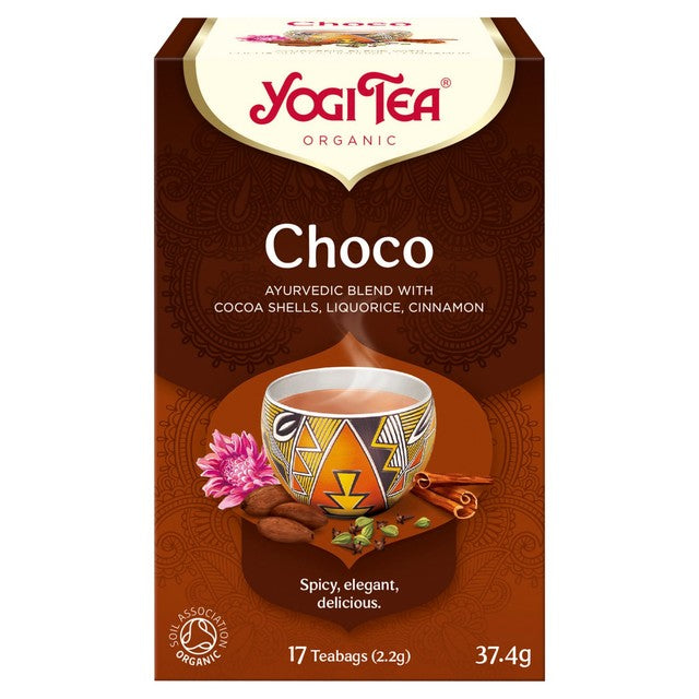 Yogi Tea choco organic tea bags 17 count (British brand)