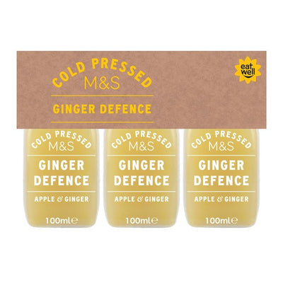 M&S M&S Ingwer-Abwehr Ingwer & Apfel Health Shot Multipack 3 x 100ml - Online kaufen bei McGrocer