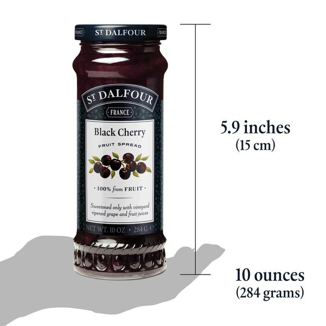 St Dalfour black cherry fruit spread 284g (British brand)