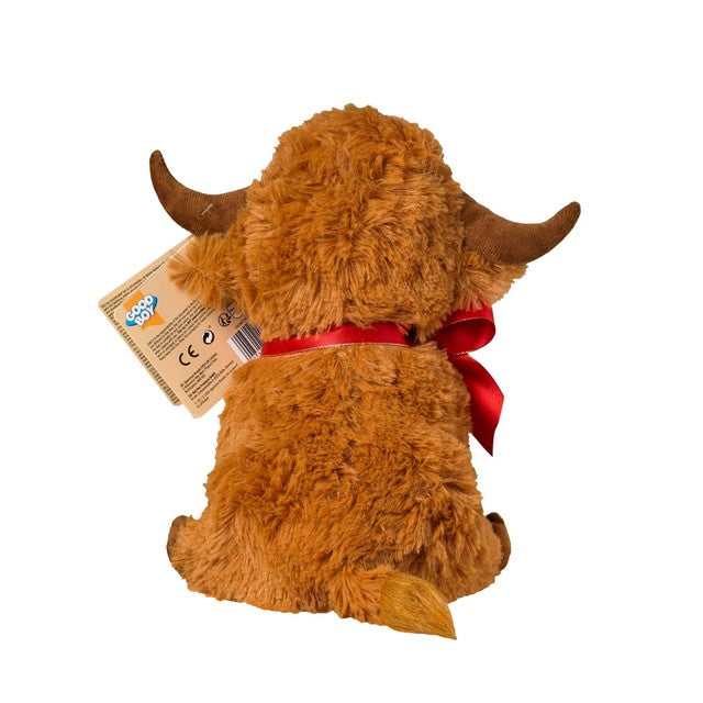 Good Boy highland cow dog plush toy, UK version