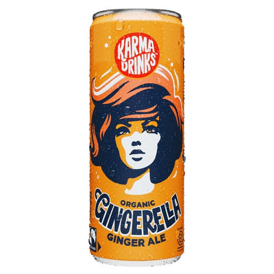 M&S Karma Drinks Organic Gingerella Ginger Ale 250ml- Buy online at McGrocer