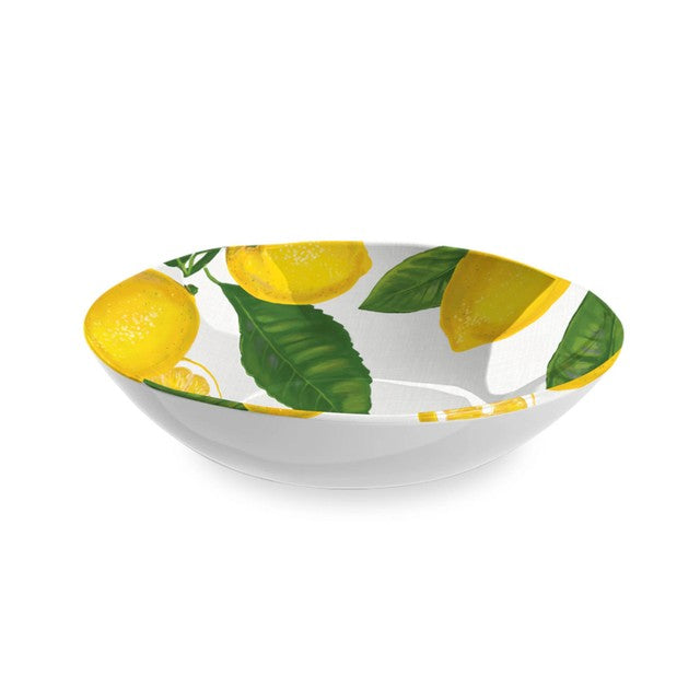 Eddingtons Lemon Fresh Picnic Wide Melamine Serving Bowl, UK version