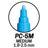 Posca PC-5M Essential Colour Pens 8 pack, imported from the UK