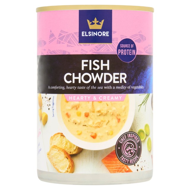 Elsinore fish chowder soup 400g - British product