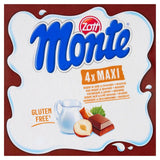 Zott Monte Chocolate & Hazelnut Flavour Pudding 4 x 100g (British brand)