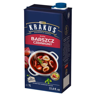 Sainsburys Pasteurized Red Borscht Soup with Beetroot Juice 1L- Buy online at McGrocer