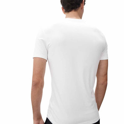 M&S Supima bomullsblanding T-skjorte undertrøye i hvit, XL