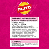 Walkers Prawn Cocktail crisps bag, 32.5g (British brand)