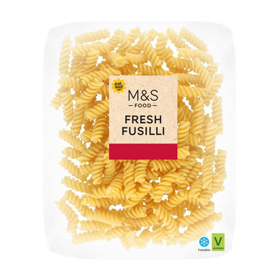 M&S M&S Fersk Fusilli Egg Pasta 500g- Kjøp online på McGrocer