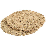 M&S floral woven placemats set of 2 in natural, imported from the UK