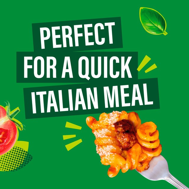 Dolmio Meatballs Fusilli microwave pasta meal 250g - British product